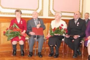 Siedem par świętowało długoletnie pożycia małżeńskie